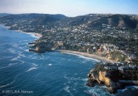 Aerial, Three Arch Bay, California, Coast photo