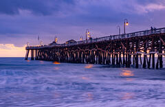 Sunset Oceanside pier