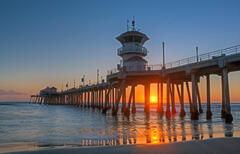 Sunset, Huntingbeach Pier