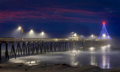 Pismo Beach Pier at X-mas