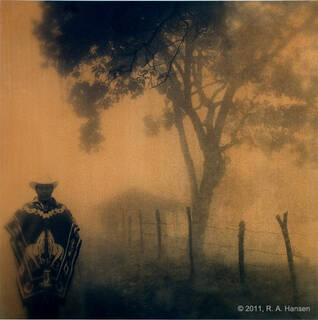 Figure in Fog, Southern Mexico