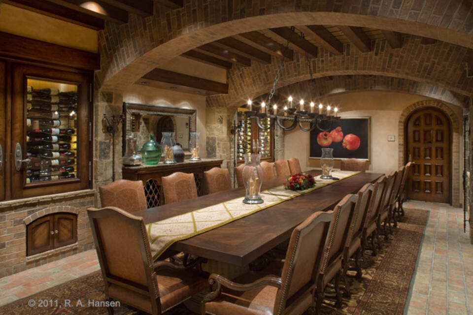 Big Canyon Country Club, Wine Room Newport Beach, CA; Client Snyder