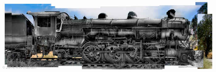 Mikado Locomotive Collage